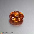Natural Spessartite garnet 5.50 Carats Mandarin Orange Oval Cabochon 10x9 mm Loose Gemstone - Image 2