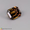 Natural Tourmaline 4.63 Carats Brownish Yellow Emerald Cut 11x9 mm Loose Gemstone - Image 5