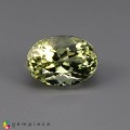 Natural Amblygonite 1.59 Carats Light Yellow Green Oval 8x6 mm Loose Gemstone - Image 1