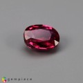 Natural Ruby 1.10 Carats Purplish Red Oval 7x5 mm Loose Gemstone - Image 1