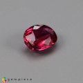 Natural Ruby 1.10 Carats Purplish Red Oval 7x5 mm Loose Gemstone - Image 2