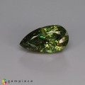 Natural Demantoid garnet 4.58 Carats Green Pear 14x8 mm Loose Gemstone - Image 1