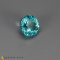 Natural Apatite 1.55 Carats Paraiba Blue Green Round 7x5 mm Loose Gemstone - Image 4
