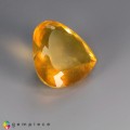 Natural Opal 21.93 Carats Canary Yellow Heart  22x21 mm Loose Gemstone - Image 5