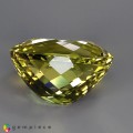 Natural Prasiolite 82.57 Carats Lemon yellow Oval 30x25 mm Loose Gemstone - Image 3
