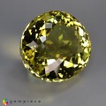 Natural Prasiolite 82.57 Carats Lemon yellow Oval 30x25 mm Loose Gemstone - Image 4