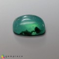 Natural Gem silica 12.35 Carats Paraiba Green Cushion Cabochon 17x12 mm Loose Gemstone - Image 1