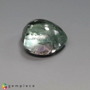 two tone tourmaline  15.24cts - 15x15mm two tone tourmaline  15.24cts - 15x15mm