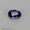 Natural Blue sapphire 2 Carats Vivid Blue Oval 9x7 mm Loose Gemstone - Image 3