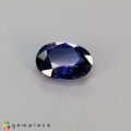 Natural Blue sapphire 2 Carats Vivid Blue Oval 9x7 mm Loose Gemstone - Image 2