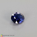Natural Blue sapphire 2 Carats Vivid Blue Oval 9x7 mm Loose Gemstone - Image 1
