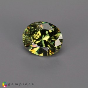 demantoid garnet  1.57cts - 8x7mm demantoid garnet  1.57cts - 8x7mm