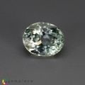 Natural Montebrasite 1.94 Carats Baby Green Oval 8x7 mm Loose Gemstone - Image 1
