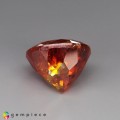 Natural Sphalerite 8.58 Carats Fire Orange Round 11x9 mm Loose Gemstone - Image 4