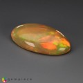 Natural Rainbow opal 3.25 Carats Rainbow Oval Cabochon 16x10 mm Loose Gemstone - Image 3