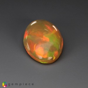rainbow opal  3.25cts - 16x10mm