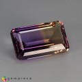 Natural Ametrine 29.51 Carats Purple to Yellow Emerald Cut 25x15 mm Loose Gemstone - Image 1