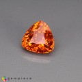 Natural Spessartite garnet 2.02 Carats Mandarin Orange Trilliant  7x5 mm Loose Gemstone - Image 2