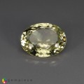 Natural Sillimanite 6.24 Carats Light Pastel Yellow Green Oval 14x11 mm Loose Gemstone - Image 1
