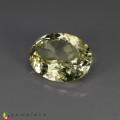 Natural Sillimanite 6.24 Carats Light Pastel Yellow Green Oval 14x11 mm Loose Gemstone - Image 3