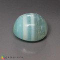 Natural Peru opal 17.59 Carats Ice Blue Oval Cabochon 17x15 mm Loose Gemstone - Image 5