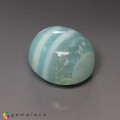 Natural Peru opal 17.59 Carats Ice Blue Oval Cabochon 17x15 mm Loose Gemstone - Image 2