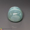 Natural Peru opal 17.59 Carats Ice Blue Oval Cabochon 17x15 mm Loose Gemstone - Image 3