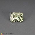 Natural Amblygonite 1.08 Carats Yellowish Green Emerald 7x5 mm Loose Gemstone - Image 1