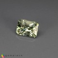 Natural Amblygonite 1.08 Carats Yellowish Green Emerald 7x5 mm Loose Gemstone - Image 2