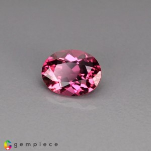 Purplish pink natural rubellite oval shaped   1cts - 7x6mm Purplish pink natural rubellite oval shaped   1cts - 7x6mm