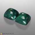 Natural Gem silica 29.55 Carats Green Cushion Cabochon 15x8 mm Loose Gemstone - Image 2