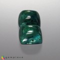 Natural Gem silica 29.55 Carats Green Cushion Cabochon 15x8 mm Loose Gemstone - Image 3