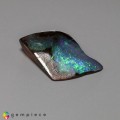 Natural Boulder opal 15.55 Carats Multicolor Fancy  30x20 mm Loose Gemstone - Image 2