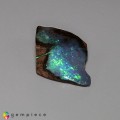 Natural Boulder opal 15.55 Carats Multicolor Fancy  30x20 mm Loose Gemstone - Image 3