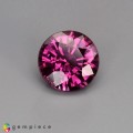 Natural Rhodolite garnet 1.40 Carats Purple Round 6x4 mm Loose Gemstone - Image 1