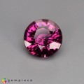 Natural Rhodolite garnet 1.40 Carats Purple Round 6x4 mm Loose Gemstone - Image 2