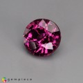 Natural Rhodolite garnet 1.40 Carats Purple Round 6x4 mm Loose Gemstone - Image 3