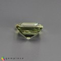 Natural Amblygonite 1.17 Carats Light Yellow Green Emerald Cut 7x6 mm Loose Gemstone - Image 4
