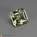 Natural Amblygonite 1.17 Carats Light Yellow Green Emerald Cut 7x6 mm Loose Gemstone - Image 6