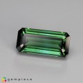 Natural Tourmaline 3.04 Carats Forest Green Emerald Cut 12x6 mm Loose Gemstone - Image 2