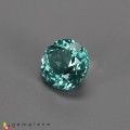 Natural Apatite 1.96 Carats Paraiba Green Round 8x5 mm Loose Gemstone - Image 3