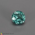 Natural Apatite 1.96 Carats Paraiba Green Round 8x5 mm Loose Gemstone - Image 1