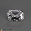 Natural Montebrasite 1.36 Carats White Emerald Cut 8x5 mm Loose Gemstone - Image 5