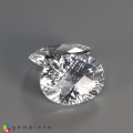 Natural Beryl 14.28 Carats White Concave Checker 15x12 mm Loose Gemstone - Image 6
