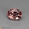 Natural Spinel 1.31 Carats Peach Pink Oval 7x6 mm Loose Gemstone - Image 2