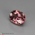 Natural Spinel 1.31 Carats Peach Pink Oval 7x6 mm Loose Gemstone - Image 3