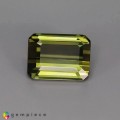 Natural Tourmaline 5.67 Carats Olive Green Emerald Cut 12x9 mm Loose Gemstone - Image 5