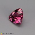 Natural Malaya garnet 0.91 Carats Purplish Pink Trilliant  6x4 mm Loose Gemstone - Image 3