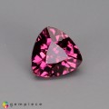 Natural Malaya garnet 0.91 Carats Purplish Pink Trilliant  6x4 mm Loose Gemstone - Image 7
