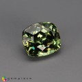 Natural Demantoid garnet 1.08 Carats Green Cushion 6x5 mm Loose Gemstone - Image 1